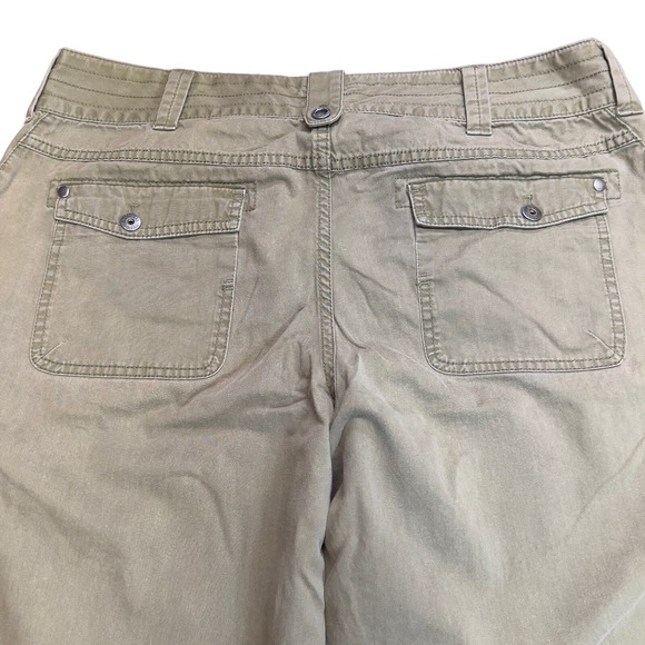 Natural Reflections Women's Olive Green Pants size 14 Made in India‎ Floral Top - Picture 7 of 9